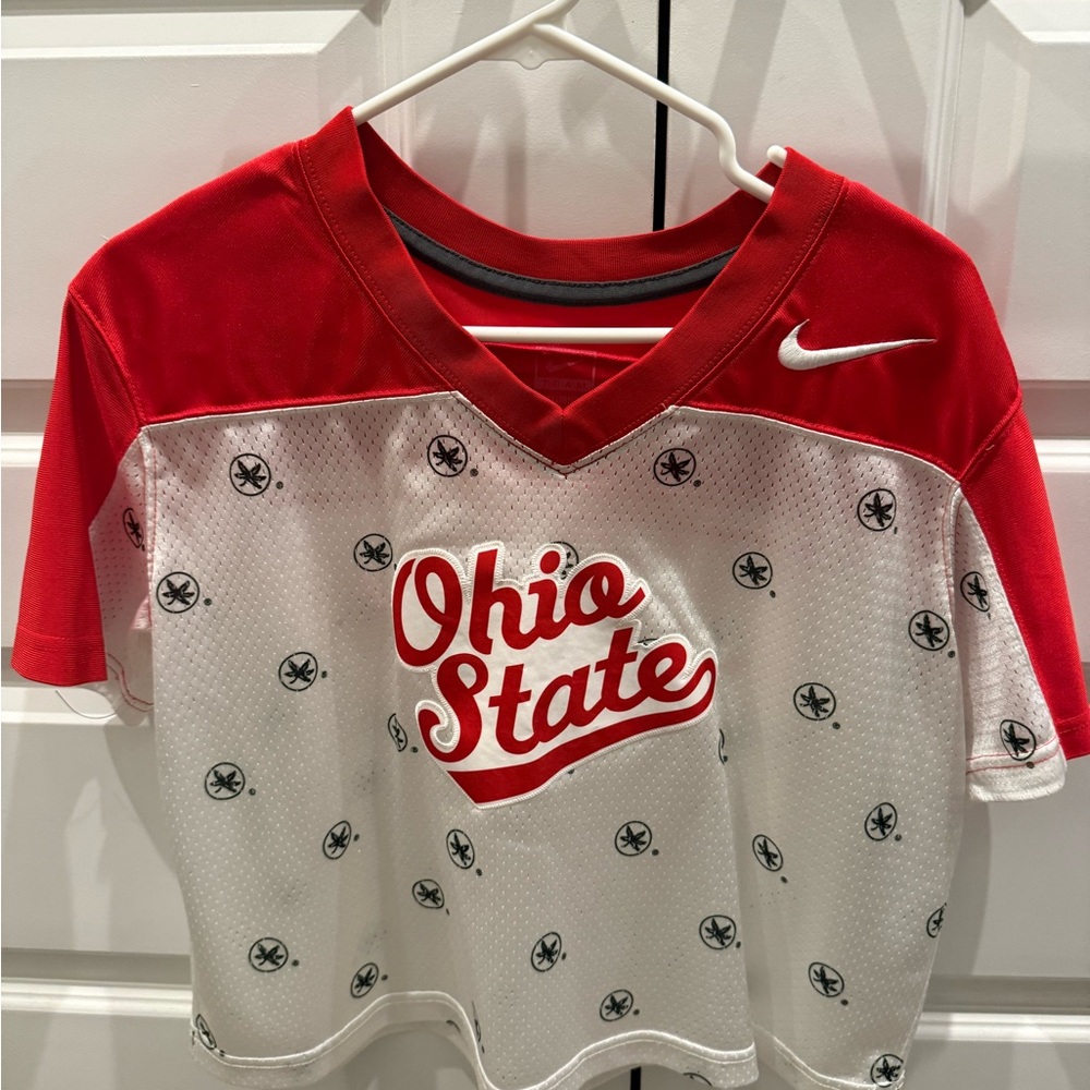 Nike Ohio State women's cropped jersey